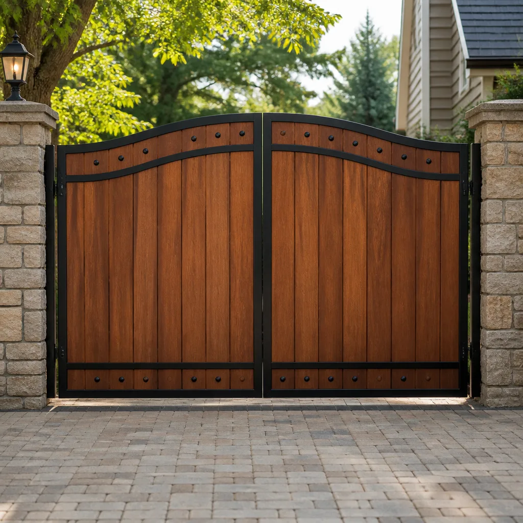 Wood & steel frame